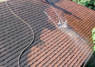 Low Pressure Roof Washing
